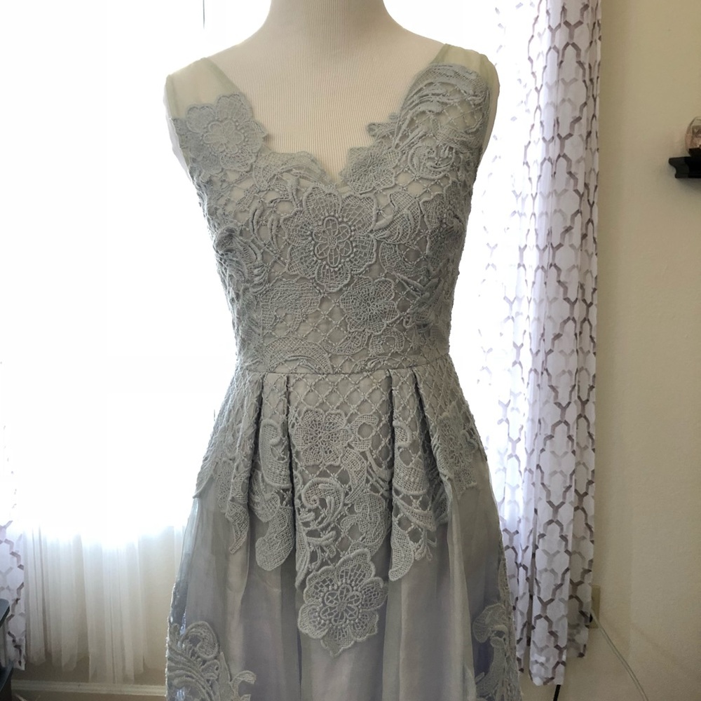 BHLDN Celestina Dress Blue Harbor - sz 0 & 2
